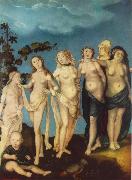 BALDUNG GRIEN, Hans The Seven Ages of Woman ww Spain oil painting artist